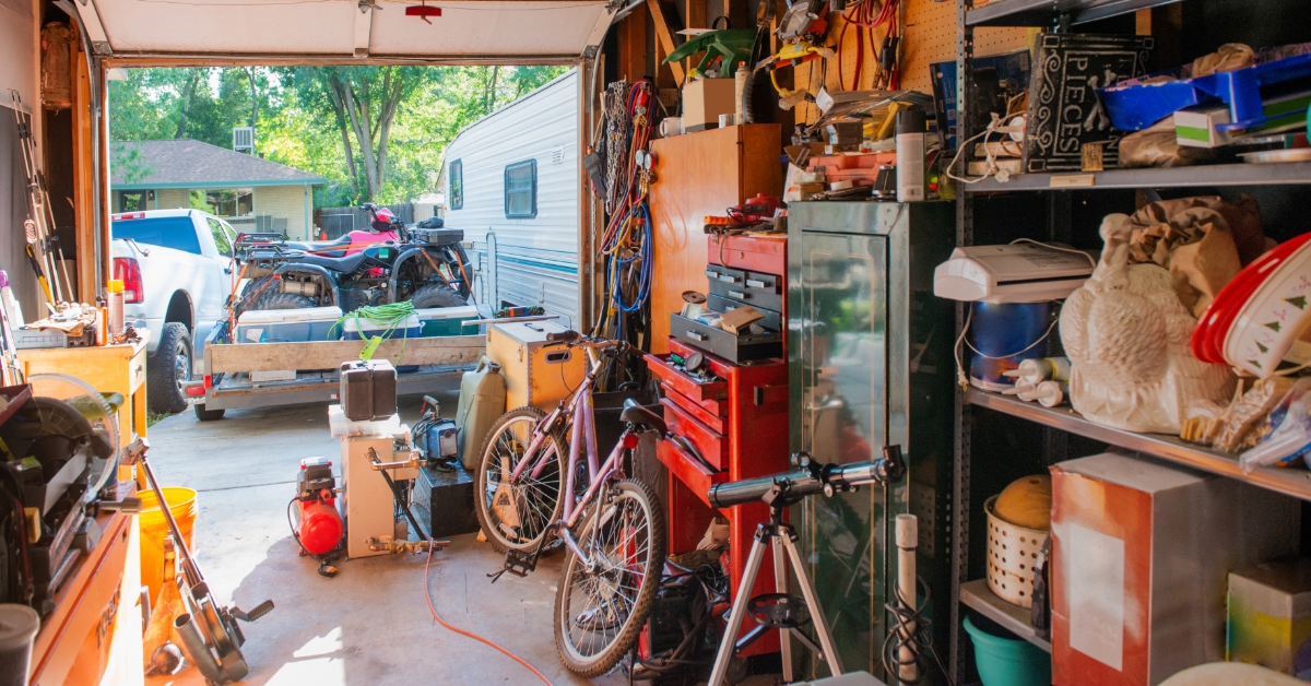 Cluttered Garage